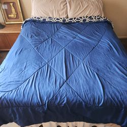 Queen Bed, Box Spring, And Frame