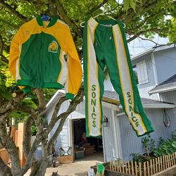 Authentic Retro Sonics Warm Up Suit