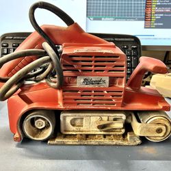 Vintage Milwaukee 4" x 24" Heavy Duty Belt Sander - Model 5910