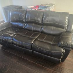 3 Seat Couch. Left Recliner. 