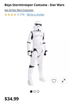 Storm trooper Boys Size Small