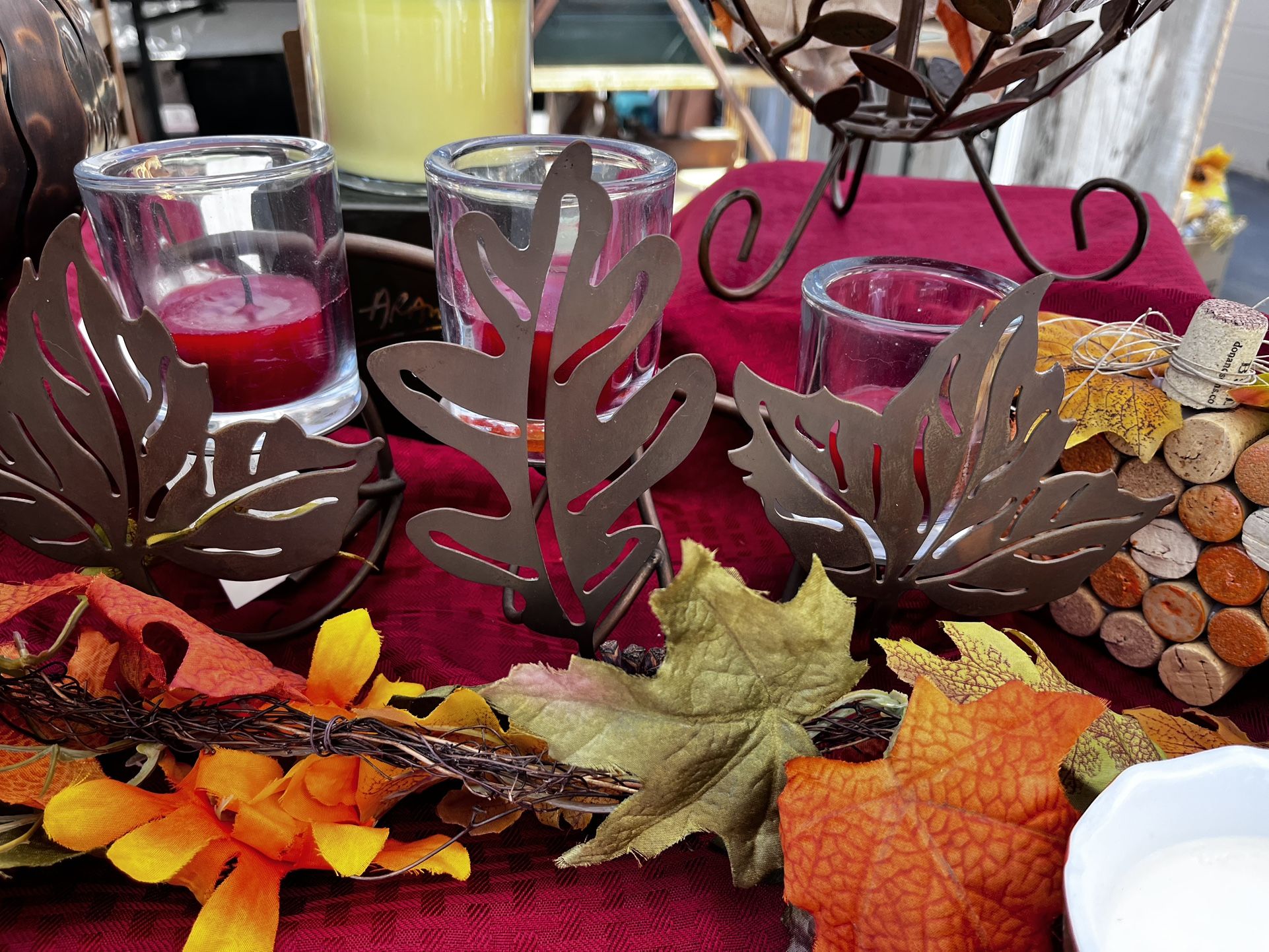 Leaf Candle Holder