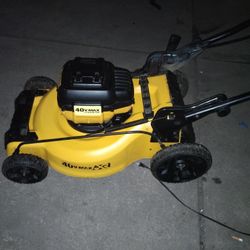 DEWALT 40v battery lawnmower 