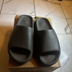Dark Onyx yeezy slides