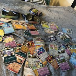 Over 170 Pokemon Cards 