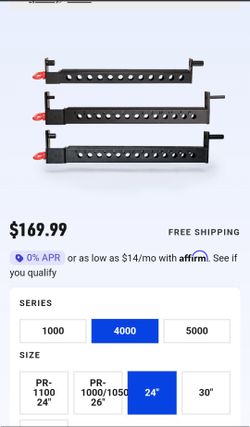 Rep Fitness PR4000 - 24" Safety Flip Downs 