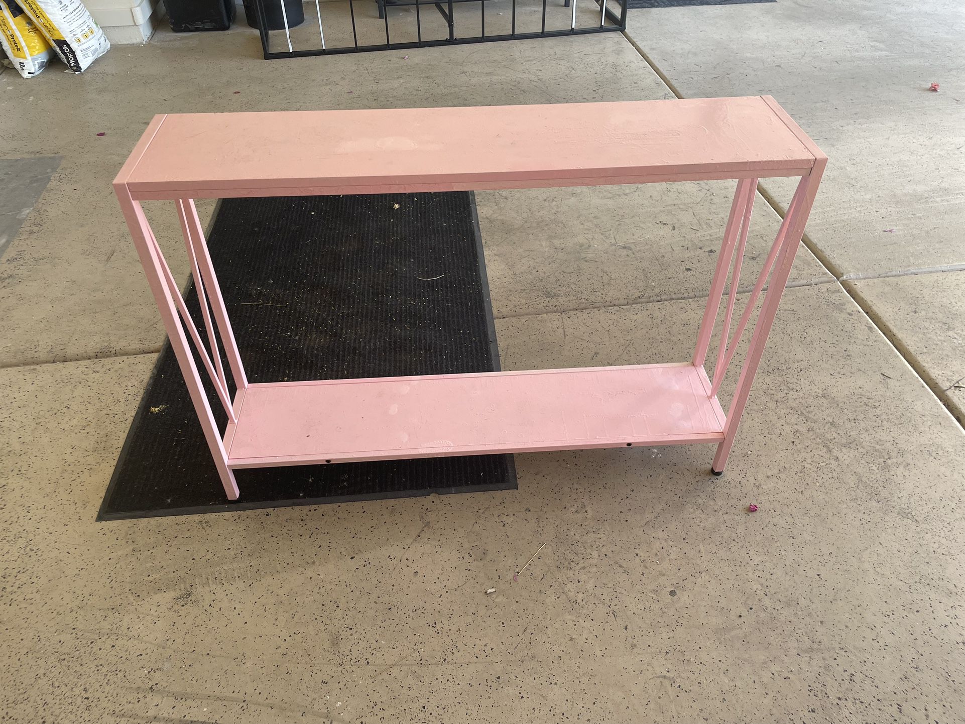 Pink Entry Table 
