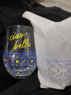 Ciao Bella Stemless Wine Glass