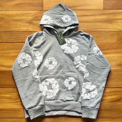 Gray Denim Tears Hoodie SS23