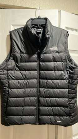 The North Face Womens Full Zip 550 Fill Down Puffer Vest- TNF Black - XXL