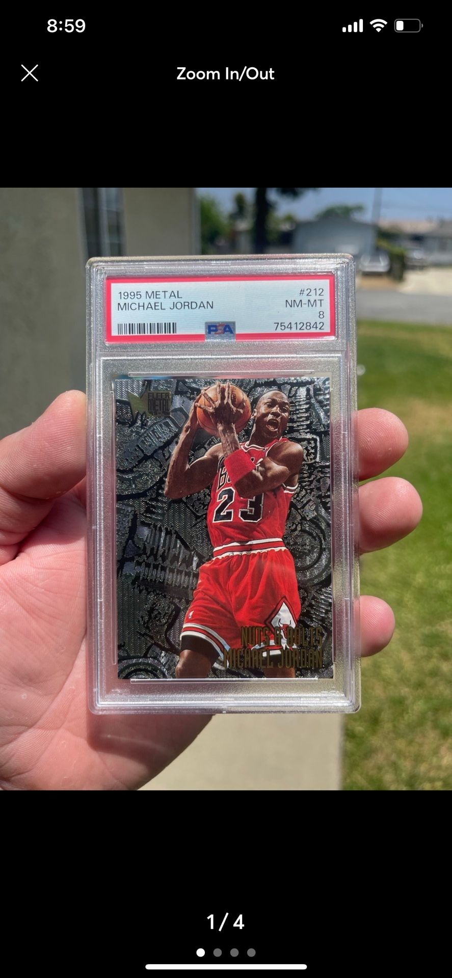 Michael Jordan Fleer Metal 95-96