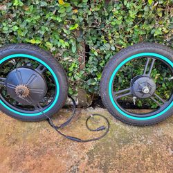 18x2.50" electric moped wheelset 36V 500W