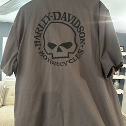 Harley Davidson button up