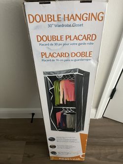 Double Hanging Closet 30 Inches