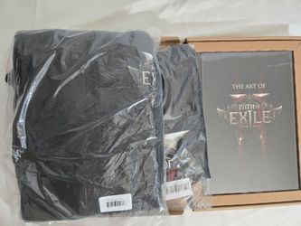 ​Path of Exile 2 Supporter Pack – Hoodie, Shirt, & Art Book (New/Sealed)