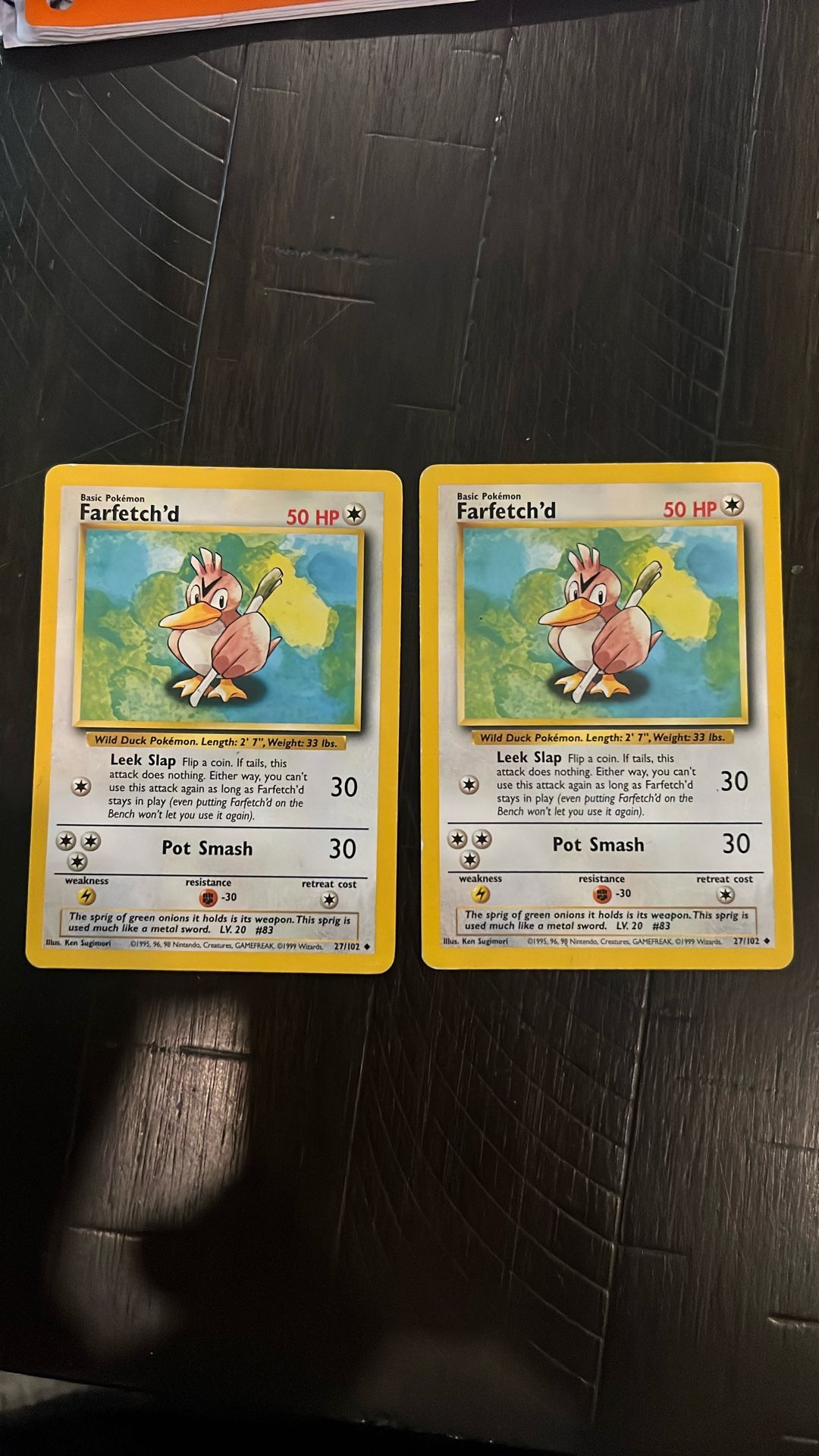 Pokemon Cards Farfetch’d