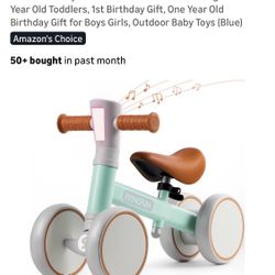 SYNCFUN New Baby Balanced Bike, W Music/Lights