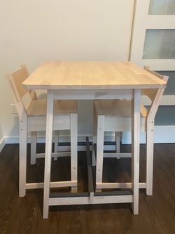 IKEA Table Set  Solid Wood - Norakker