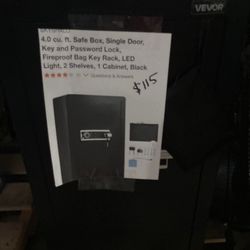 4 Cu. Ft. Single Door Safe Box