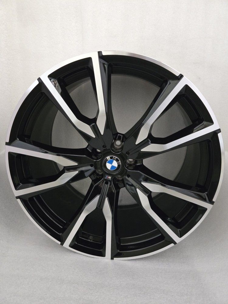 BMW X7 Factory 22" Staggered Black Wheels Rims OEM