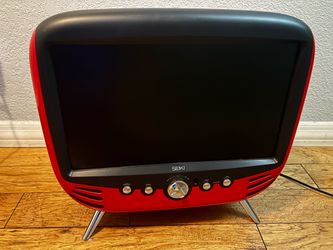 Seiki 22" LED retro TV red with remote