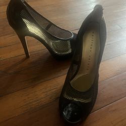black heels woman size 6 