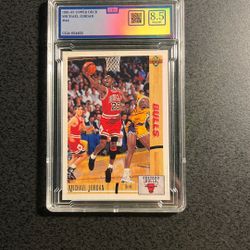 Michael Jordan 1991 Upper Deck Graded 8.5