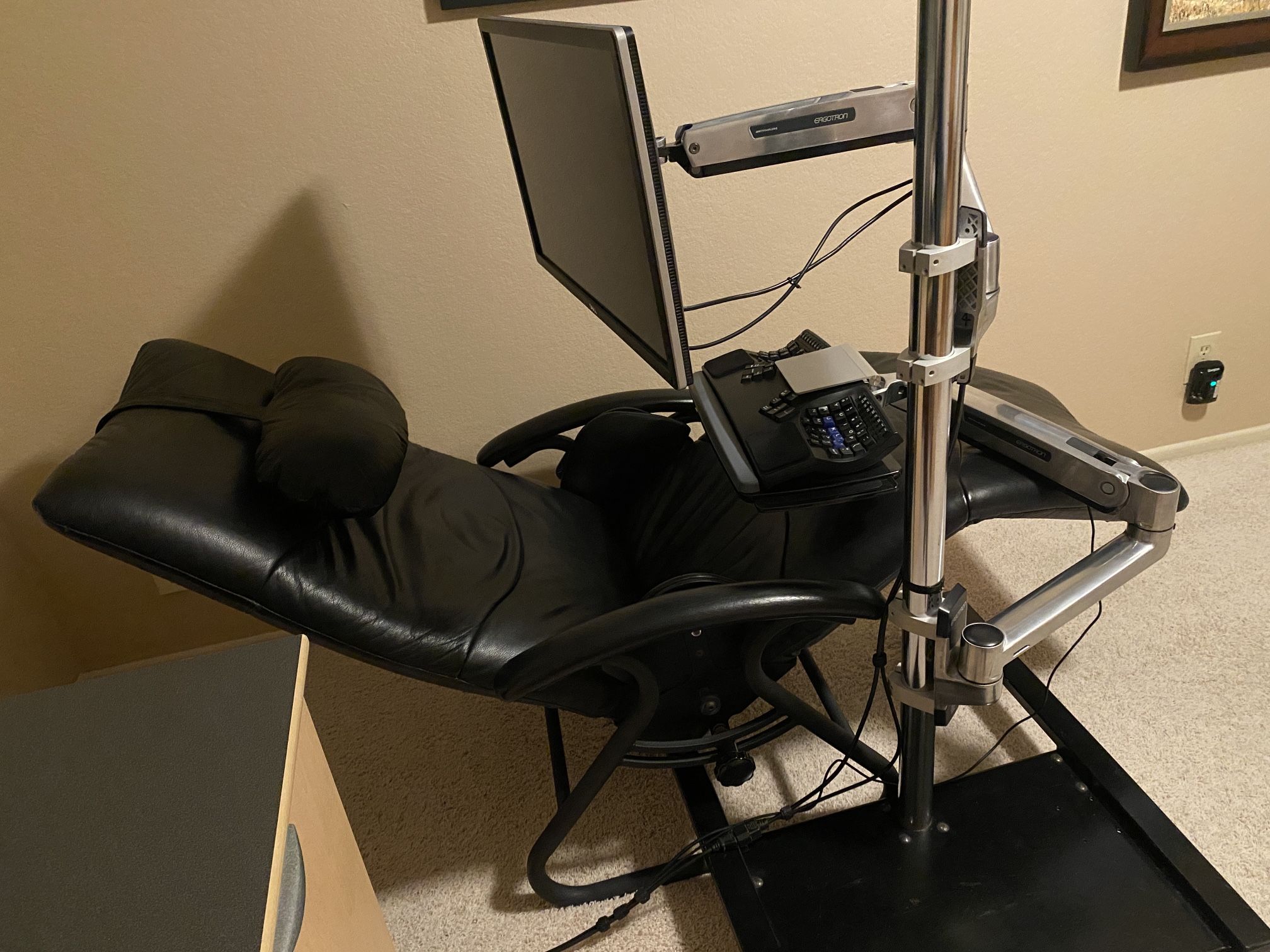 Reclining Computer Workstation