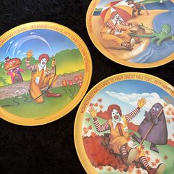 Vintage McDonald plates