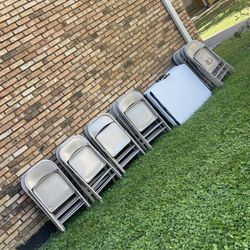 Sep offers chairs and table for party