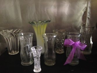 Crystal vases