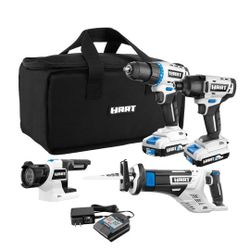 Hart 20 V 4 Tool Combo Kit Brand New In Box 