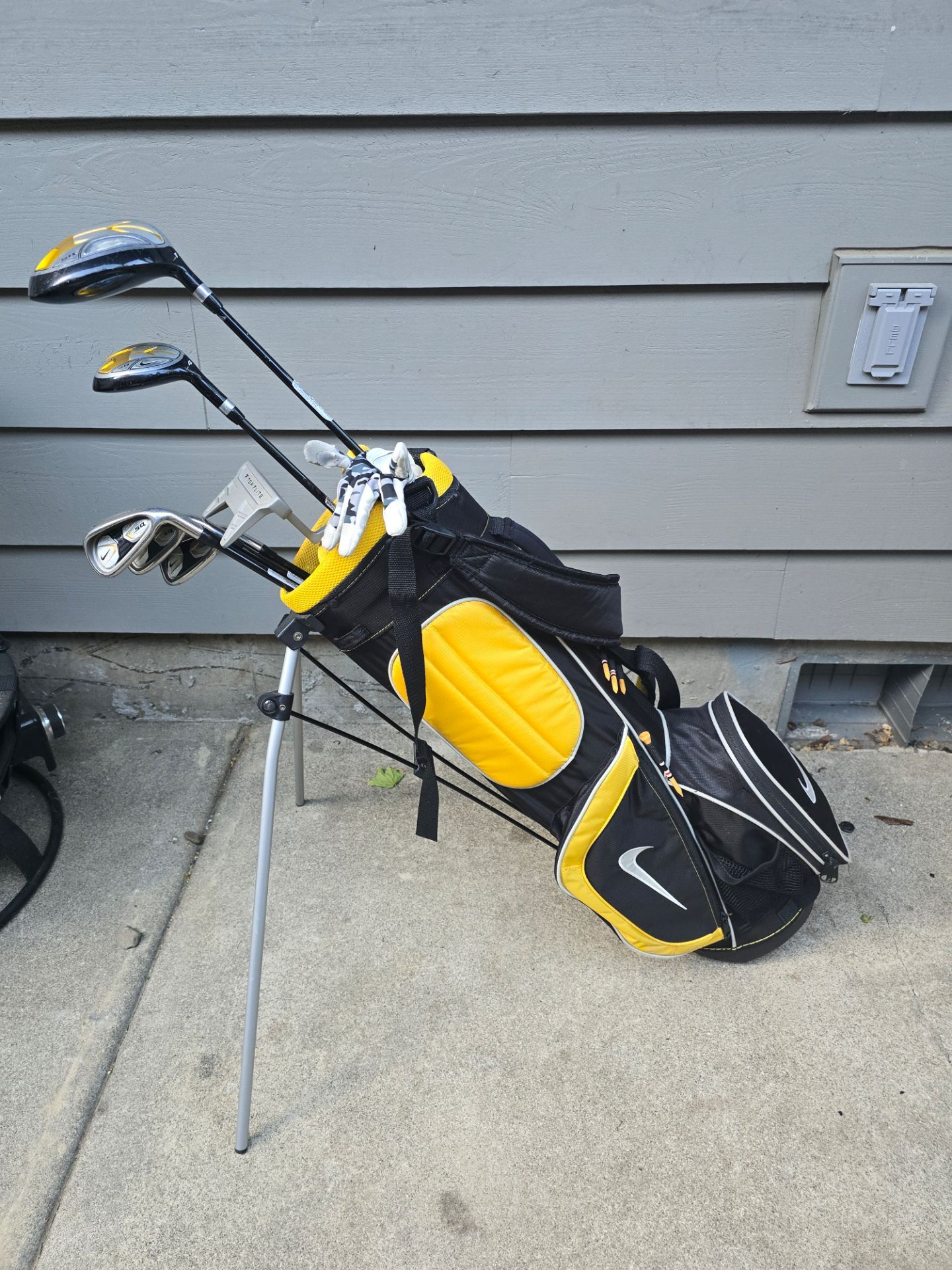 Used Nike Machspeed Jr Sq Jr Package Set Rh Yellow 7 Piece