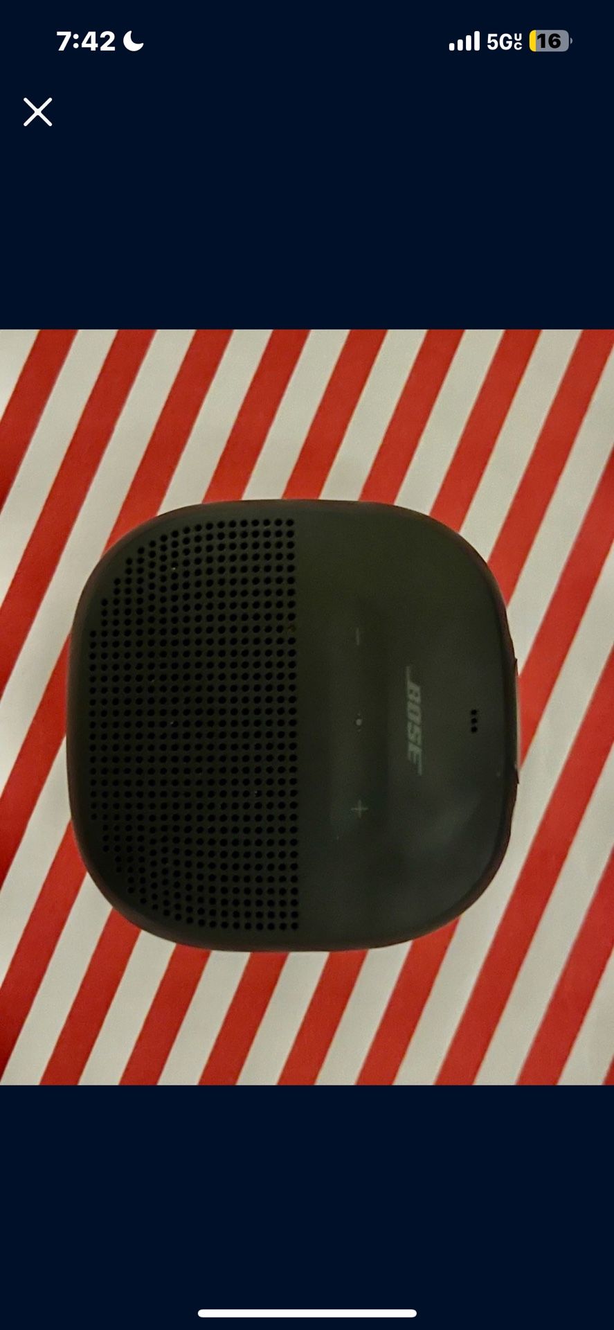 Bose Micro SoundLink Waterproof Bluetooth Speaker