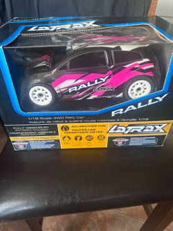Traxxas 1/18 Latrax Rally RTR 4WD Electric Rally Car (Black/Pink) w/2.4GHz Radio, Battery & AC Charger