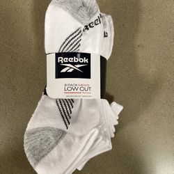 NWT Reebok Men’s Low Cut Socks 8 pairs 