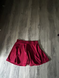 Red skirt
