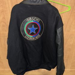 Gibsons Steakhouse Rare 3XL Leather Jacket 