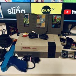 Nintendo NES Console With Games