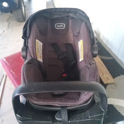 Evenflo Litemax Safemax Car Carrier Seat With Sun Visor