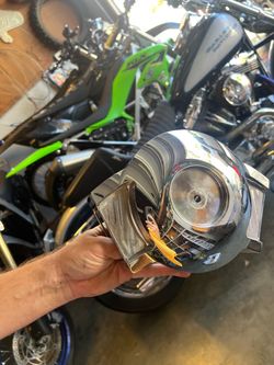 Harley Air filter cover chrome Dyna