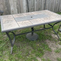 Patio table