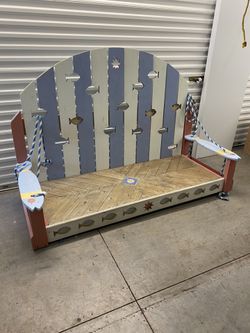 Handmade one of a kind lounge swing.