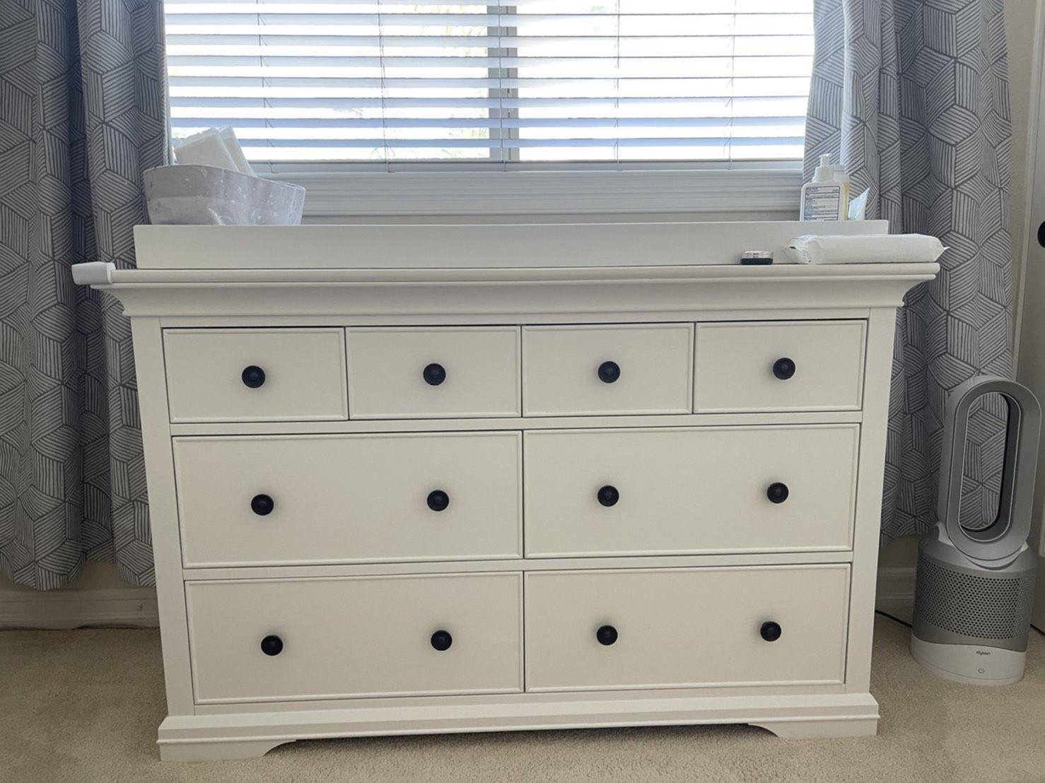 Pottery Barn Larkin Extra Wide Dresser & Topper Set (plus changing pad)