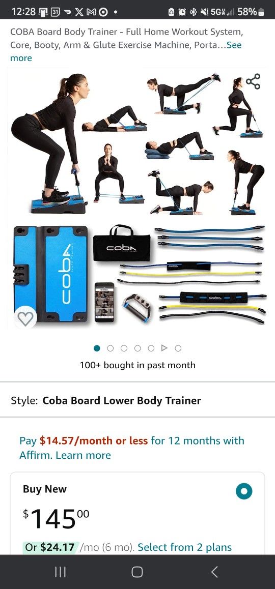 Coba Board Glute And Body Trainer