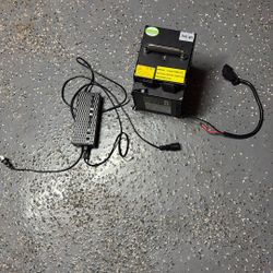 48v Tuttio Battery With Charger And Connector 