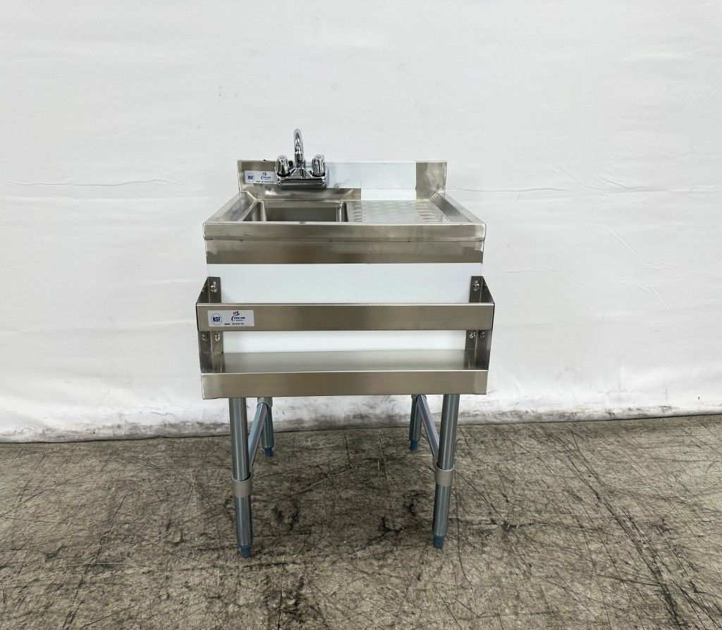 NSF Compartment Bar Sink with Faucet BAR-1B1824-12R-320