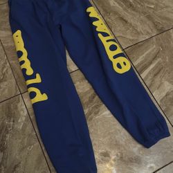 SP5DER TC5 Beluga sweatpants blue/gold 