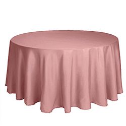 10 pcs 120" ROUND Satin TABLECLOTHS Wedding Party Tabletop Linens