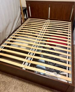 IKEA SONGESAND Queen Bed Frame with Drawers